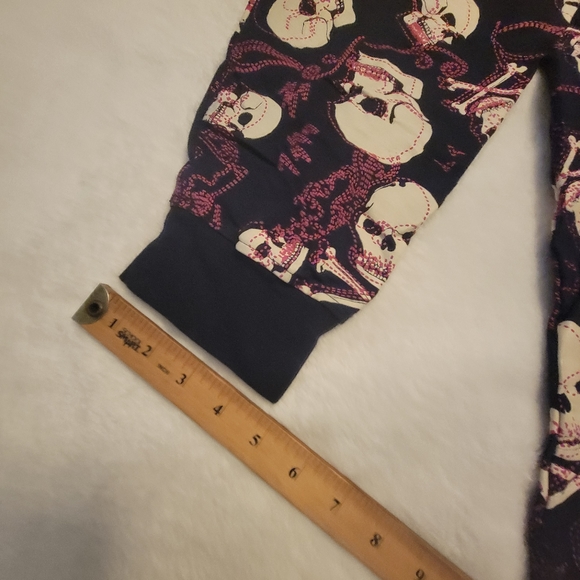 NWOT Men's 3XL Black Skull Rocker Halloween Sweatshirt Grunge High Class Society - Picture 12 of 12